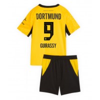 Borussia Dortmund Serhou Guirassy #9 Koti Peliasu Lasten 2026-27 Lyhythihainen (+ Lyhyet housut)